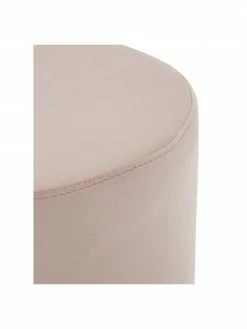 Westwing Collection Pouf rond velours Daisy, Ø 38 x haut. 45 cm -furniture Soldes Pouf rond velours Daisy 10