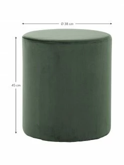 Westwing Collection Pouf rond velours vert Daisy, Ø 38 x haut. 45 cm 8 Westwing Collection Pouf rond velours vert Daisy, Ø 38 x haut. 45 cm -furniture Soldes Pouf rond velours vert Daisy 2
