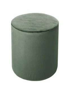 Westwing Collection Pouf rond velours vert Daisy, Ø 38 x haut. 45 cm 9 Westwing Collection Pouf rond velours vert Daisy, Ø 38 x haut. 45 cm -furniture Soldes Pouf rond velours vert Daisy 3