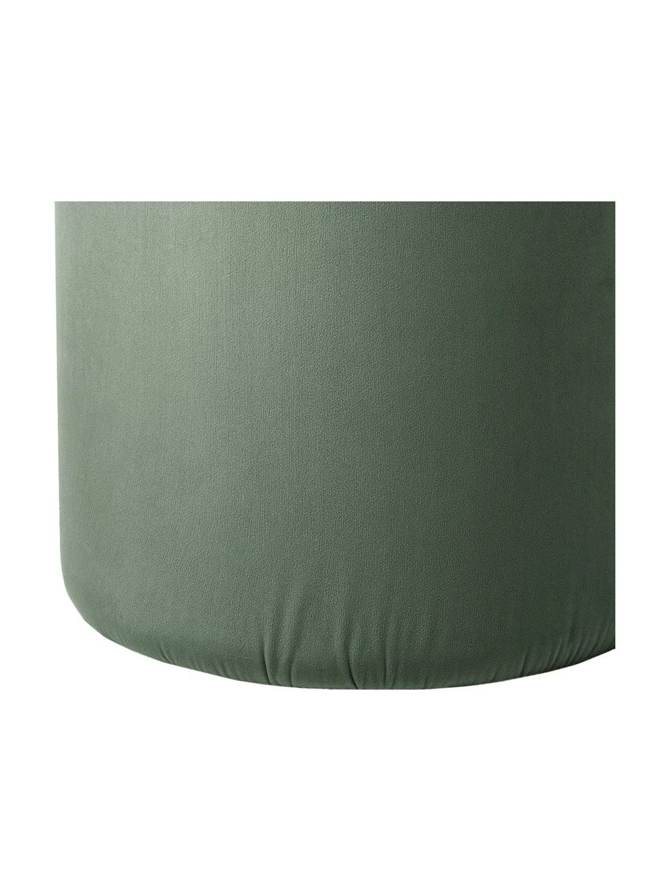 Westwing Collection Pouf rond velours vert Daisy, Ø 38 x haut. 45 cm 6 Westwing Collection Pouf rond velours vert Daisy, Ø 38 x haut. 45 cm – Image 6