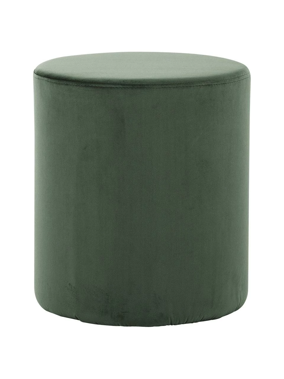 Westwing Collection Pouf rond velours vert Daisy, Ø 38 x haut. 45 cm 1 Westwing Collection Pouf rond velours vert Daisy, Ø 38 x haut. 45 cm