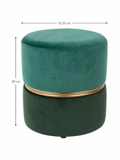 Pouf velours Bubbly, Ø 35 x haut. 39 cm -furniture Soldes Pouf velours Bubbly 11