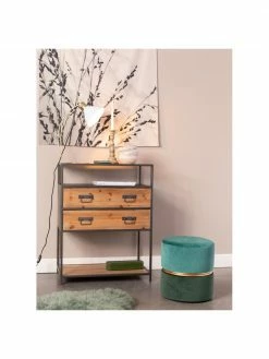 Pouf velours Bubbly, Ø 35 x haut. 39 cm -furniture Soldes Pouf velours Bubbly 13