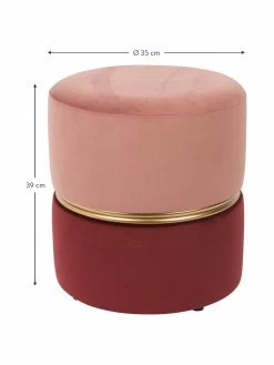 Pouf velours Bubbly, Ø 35 x haut. 39 cm 6 Pouf velours Bubbly, Ø 35 x haut. 39 cm -furniture Soldes Pouf velours Bubbly 7
