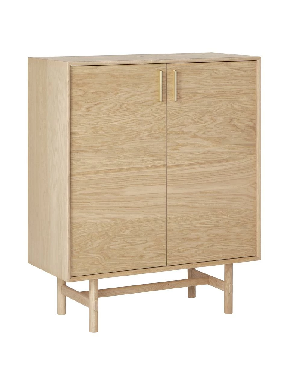 Westwing Collection Rangement bois de chêne avec portes Diana, larg. 100 x haut. 120 cm 6 Westwing Collection Rangement bois de chêne avec portes Diana, larg. 100 x haut. 120 cm – Image 6