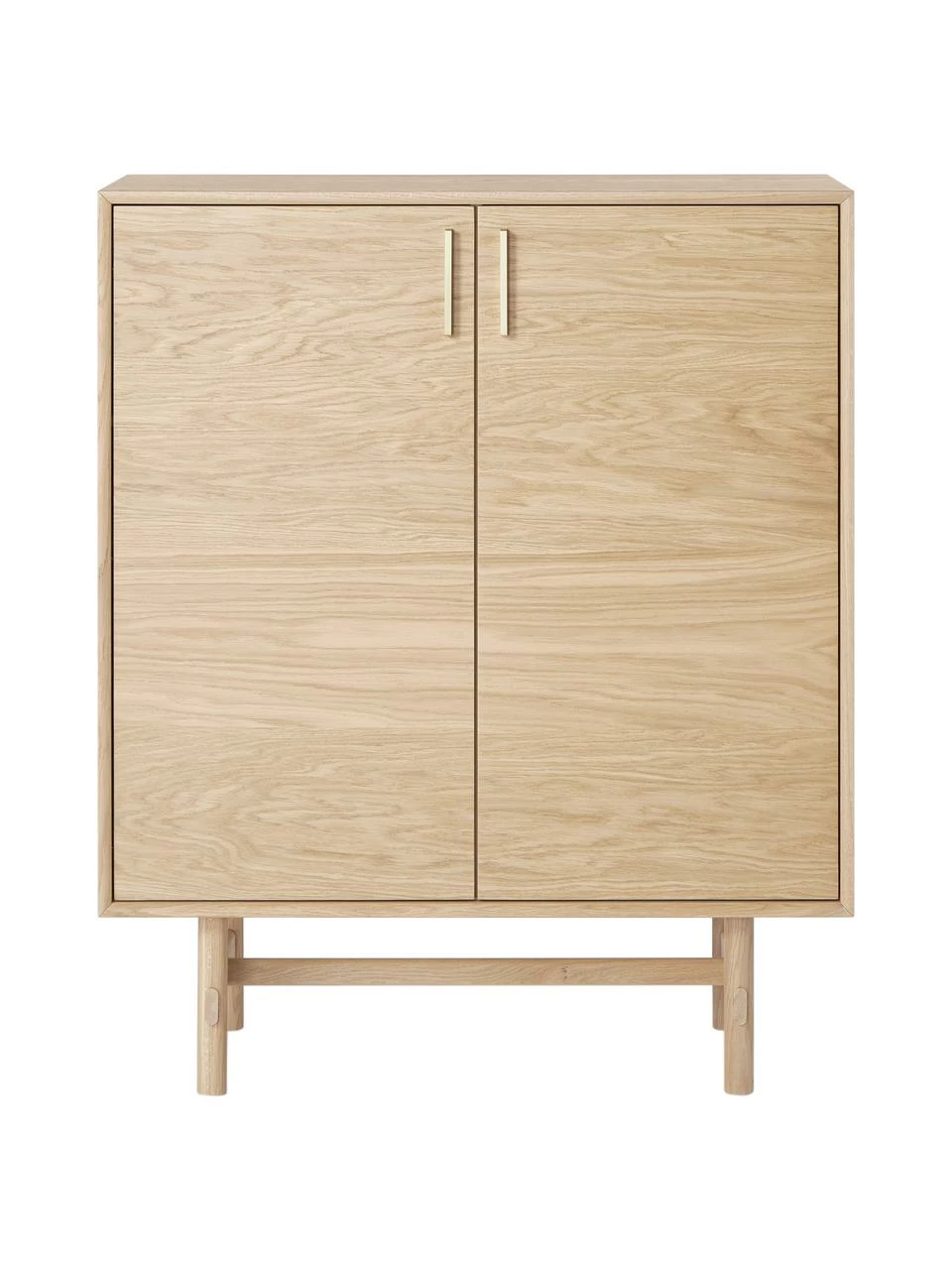 Westwing Collection Rangement bois de chêne avec portes Diana, larg. 100 x haut. 120 cm 1 Westwing Collection Rangement bois de chêne avec portes Diana, larg. 100 x haut. 120 cm