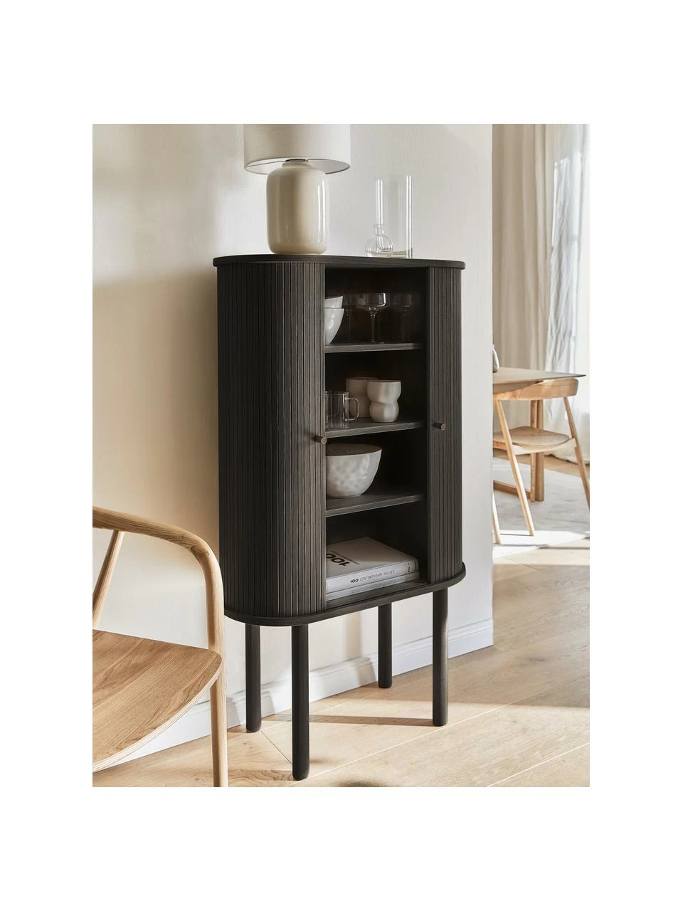 Westwing Collection Rangement moderne Calary, larg. 75 x haut. 130 cm 2 Westwing Collection Rangement moderne Calary, larg. 75 x haut. 130 cm – Image 2