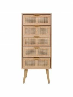 Rangement rustique Cayetana, larg. 42 x haut. 101 cm -furniture Soldes Rangement rustique Cayetana 3