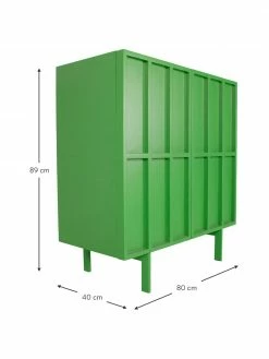 HKliving Rangement vert Pebble, larg. 80 x haut. 89 cm 8 HKliving Rangement vert Pebble, larg. 80 x haut. 89 cm -furniture Soldes Rangement vert Pebble 2