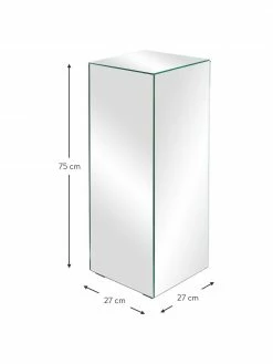 Socle décoratif à surface réfléchissante Pop, larg. 27 x haut. 75 cm 7 Socle décoratif à surface réfléchissante Pop, larg. 27 x haut. 75 cm -furniture Soldes Socle decoratif a surface reflechissante Pop 2