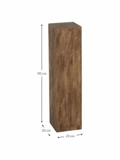 Socle décoratif bois de manguier Like, larg. 20 x haut. 110 cm 6 Socle décoratif bois de manguier Like, larg. 20 x haut. 110 cm -furniture Soldes Socle decoratif bois de manguier Like 2