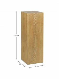 Andrea House Socle décoratif en bois Pedestal, tailles variées, larg. 28 x haut. 80 cm -furniture Soldes Socle decoratif en bois Pedestal tailles variees 2