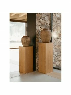 Andrea House Socle décoratif en bois Pedestal, tailles variées, larg. 28 x haut. 80 cm -furniture Soldes Socle decoratif en bois Pedestal tailles variees 3