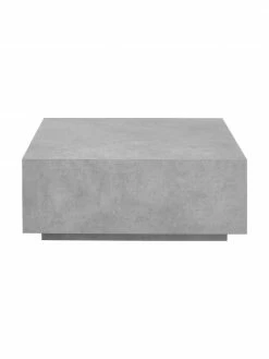 Westwing Collection Table basse aspect béton Lesley, larg. 90 x haut. 35 cm -furniture Soldes Table basse aspect beton Lesley 4