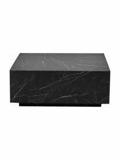 Westwing Collection Table basse aspect travertin Lesley, larg. 90 x haut. 35 cm -furniture Soldes Table basse aspect travertin Lesley 15