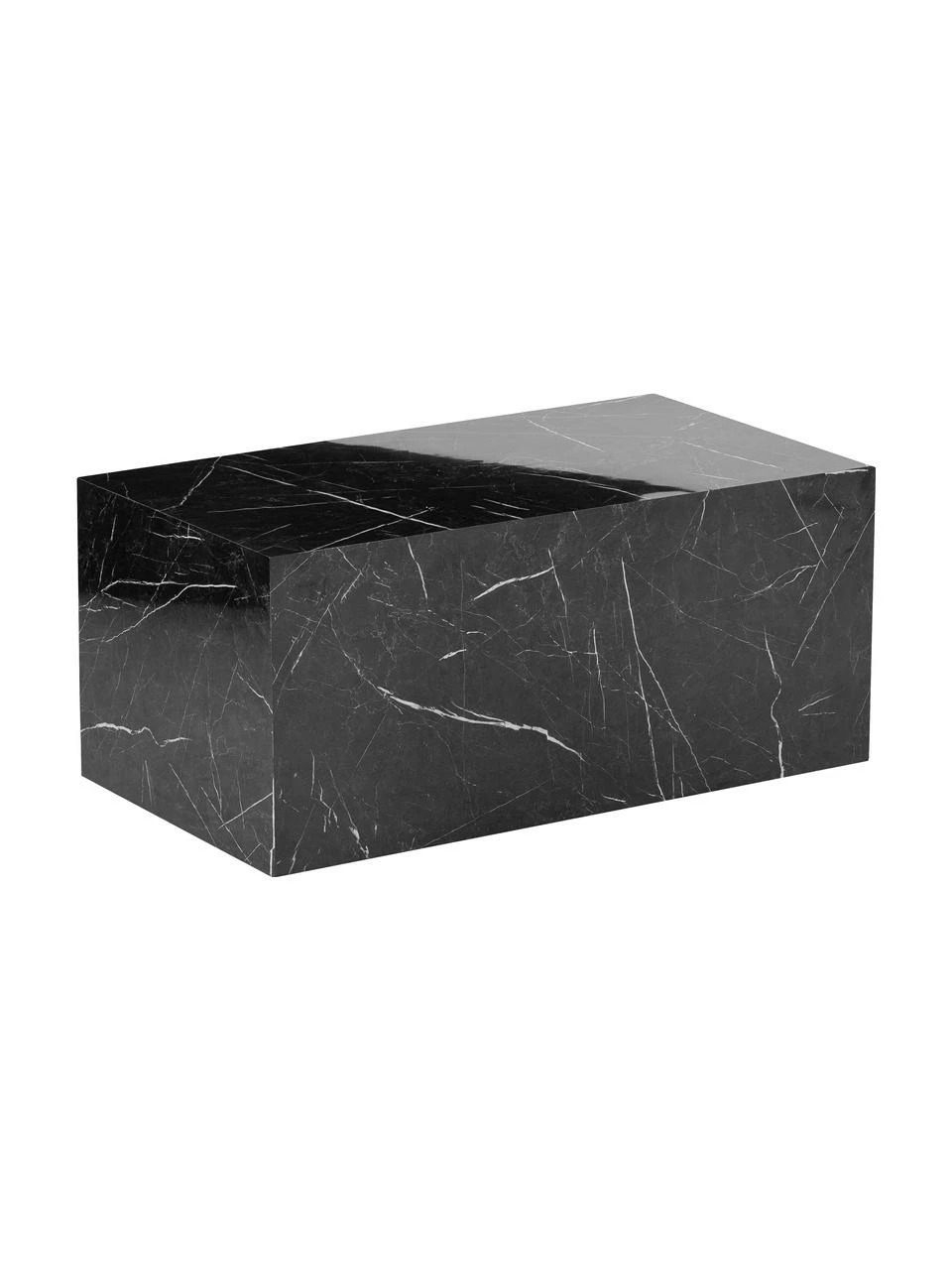 Westwing Collection Table basse aspect travertin Lesley, larg. 90 x prof. 50 cm 1 Westwing Collection Table basse aspect travertin Lesley, larg. 90 x prof. 50 cm