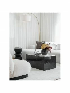 Westwing Collection Table basse aspect travertin Lesley, larg. 90 x prof. 50 cm 8 Westwing Collection Table basse aspect travertin Lesley, larg. 90 x prof. 50 cm -furniture Soldes Table basse aspect travertin Lesley 20