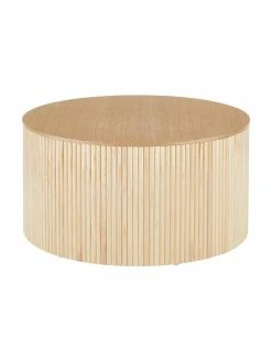 Westwing Collection Table basse avec rangement Nele, Ø 70 x haut. 36 cm