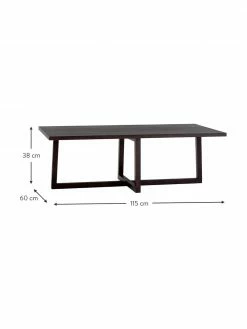 Woodman Table basse bois de chêne Bexley, larg. 115 x haut. 38 cm -furniture Soldes Table basse bois de chene Bexley 2