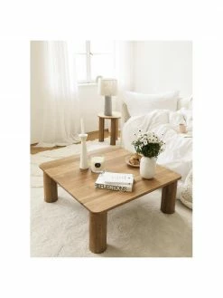 Westwing Collection Table basse bois de chêne Didi, larg. 90 x haut. 35 cm 8 Westwing Collection Table basse bois de chêne Didi, larg. 90 x haut. 35 cm -furniture Soldes Table basse bois de chene Didi 2