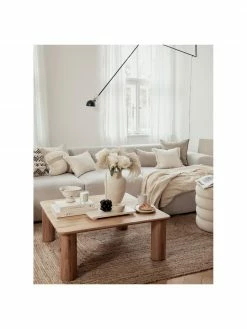 Westwing Collection Table basse bois de chêne Didi, larg. 90 x haut. 35 cm 9 Westwing Collection Table basse bois de chêne Didi, larg. 90 x haut. 35 cm -furniture Soldes Table basse bois de chene Didi 3