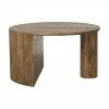 Table basse bois de manguier Bisselina, Ø 80 x haut. 45 cm