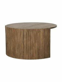 Table basse bois de manguier Bisselina, Ø 80 x haut. 45 cm -furniture Soldes Table basse bois de manguier Bisselina 3