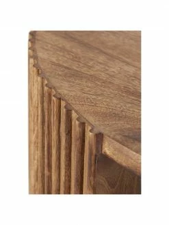 Table basse bois de manguier Bisselina, Ø 80 x haut. 45 cm -furniture Soldes Table basse bois de manguier Bisselina 4