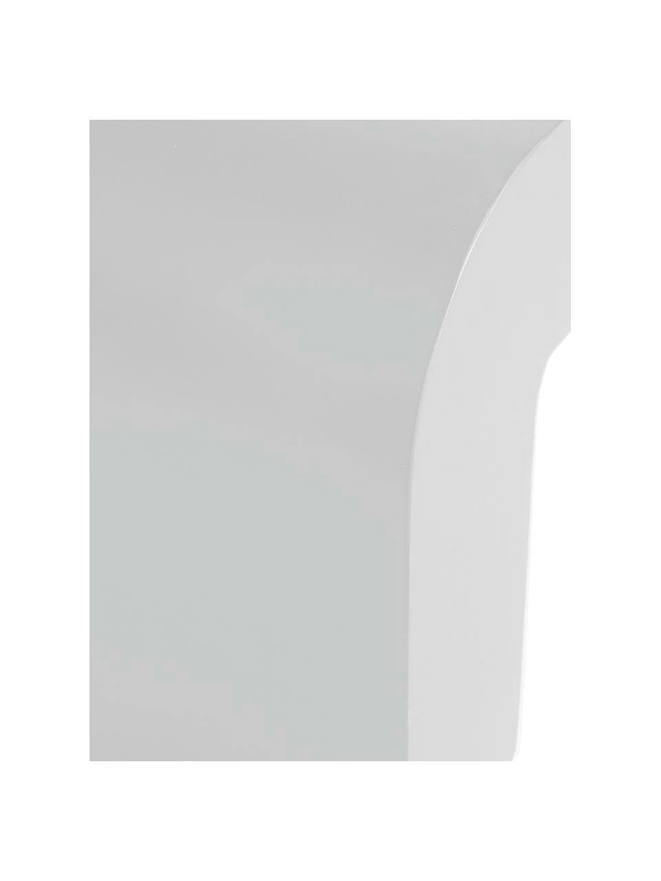 Table basse bois de manguier blanc Lucie, larg. 80 x haut. 40 cm 4 Table basse bois de manguier blanc Lucie, larg. 80 x haut. 40 cm – Image 4