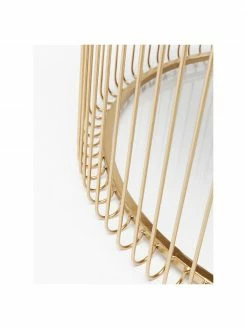 Kare Design Table basse dorée plateau en verre Wire, 2 élém., Lot de différentes tailles -furniture Soldes Table basse doree plateau en verre Wire 2 elem 4