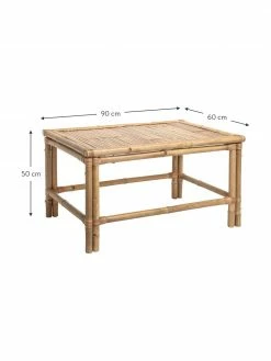 Bloomingville Table basse en bambou Sole, larg. 90 x haut. 50 cm -furniture Soldes Table basse en bambou Sole 2