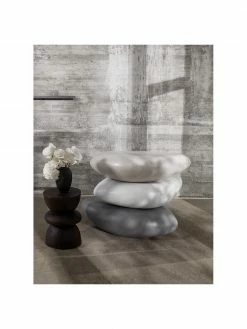 Westwing Collection Table basse en forme de pierre Pietra, larg. 116 x long. 28 cm -furniture Soldes Table basse en forme de pierre Pietra 2