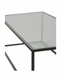 Westwing Collection Table basse en verre Maya, larg. 110 x haut. 36 cm -furniture Soldes Table basse en verre Maya 17