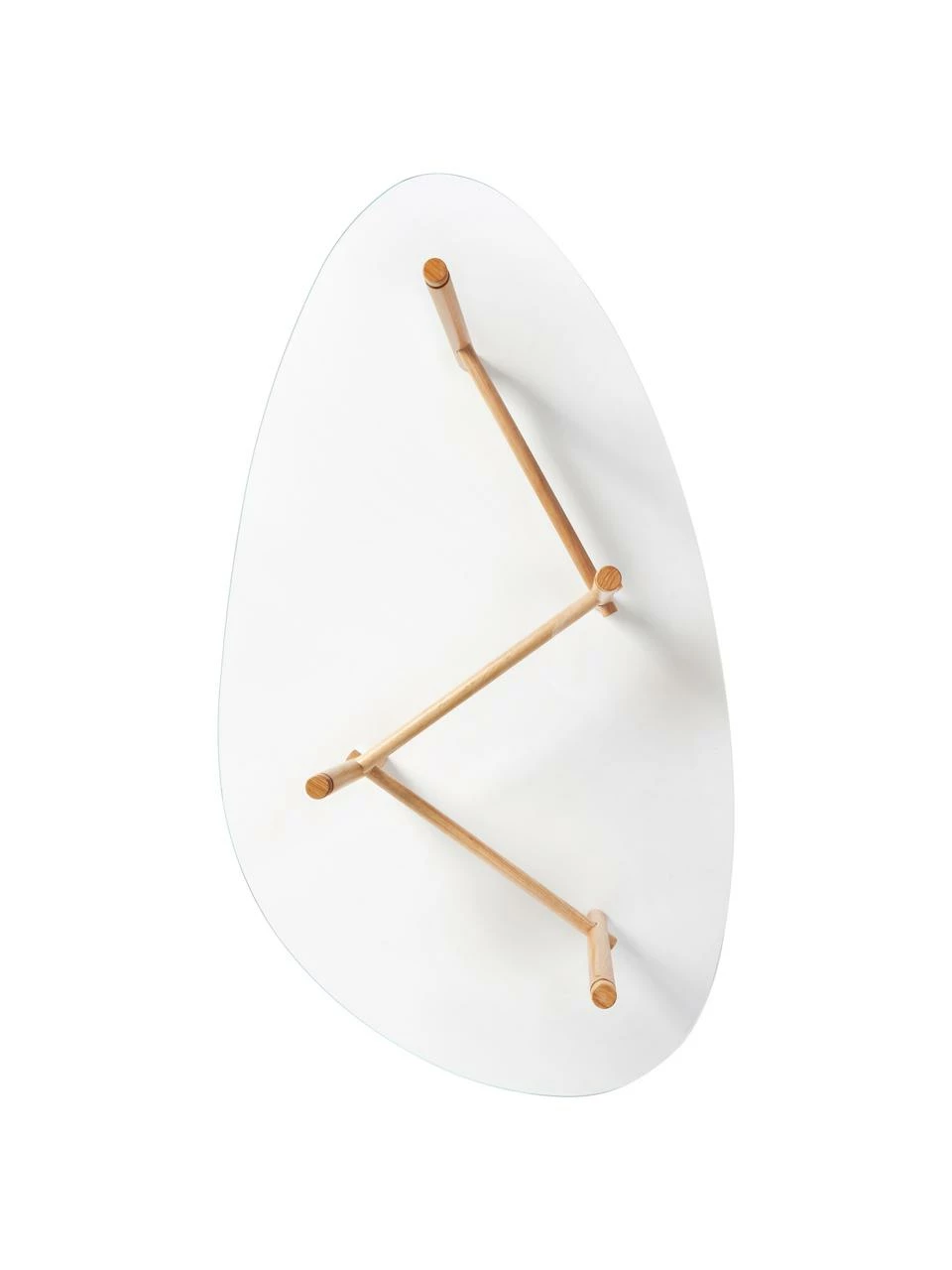 Westwing Collection Table basse en verre forme organique Pond, larg. 114 x haut. 33 cm 5 Westwing Collection Table basse en verre forme organique Pond, larg. 114 x haut. 33 cm – Image 5