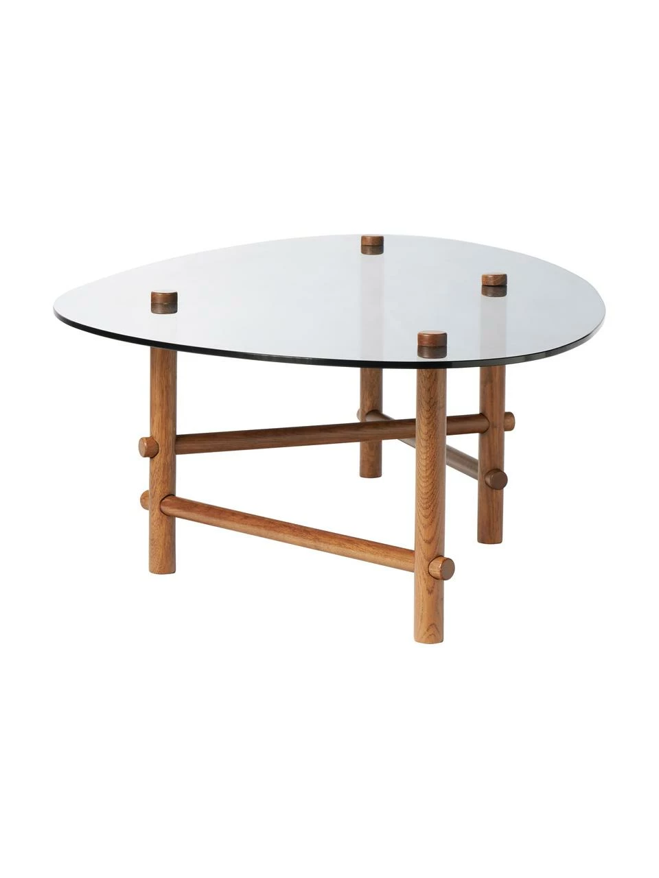 Westwing Collection Table basse en verre forme organique Pond, larg. 114 x haut. 33 cm 4 Westwing Collection Table basse en verre forme organique Pond, larg. 114 x haut. 33 cm – Image 4