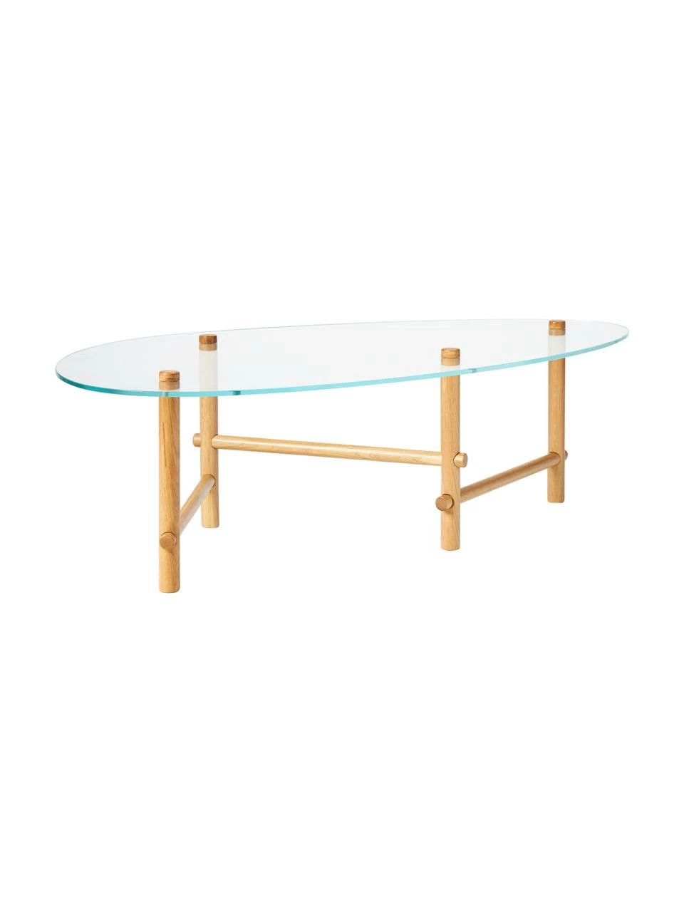 Westwing Collection Table basse en verre forme organique Pond, larg. 114 x haut. 33 cm 3 Westwing Collection Table basse en verre forme organique Pond, larg. 114 x haut. 33 cm – Image 3