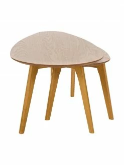 Table basse gigogne chêne Bloom, 2 élém., Lot de différentes tailles 9 Table basse gigogne chêne Bloom, 2 élém., Lot de différentes tailles -furniture Soldes Table basse gigogne chene Bloom 2 elem 3