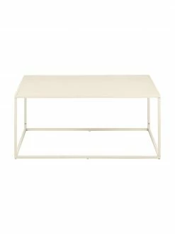 Westwing Collection Table basse industrielle en métal beige Neptun, larg. 90 x haut. 40 cm -furniture Soldes Table basse industrielle en metal beige Neptun 3
