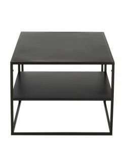 Westwing Collection Table basse industrielle en métal noir Neptun, larg. 90 x haut. 45 cm 10 Westwing Collection Table basse industrielle en métal noir Neptun, larg. 90 x haut. 45 cm -furniture Soldes Table basse industrielle en metal noir Neptun 10