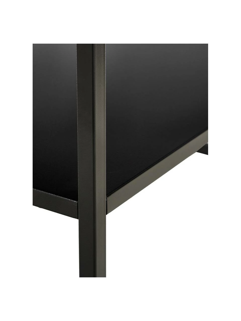 Westwing Collection Table basse industrielle en métal noir Neptun, larg. 90 x haut. 45 cm 6 Westwing Collection Table basse industrielle en métal noir Neptun, larg. 90 x haut. 45 cm – Image 6