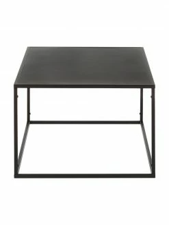 Westwing Collection Table basse industrielle en métal noir Neptun, larg. 90 x haut. 40 cm -furniture Soldes Table basse industrielle en metal noir Neptun 4