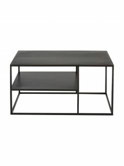 Westwing Collection Table basse industrielle en métal noir Neptun, larg. 90 x haut. 45 cm 9 Westwing Collection Table basse industrielle en métal noir Neptun, larg. 90 x haut. 45 cm -furniture Soldes Table basse industrielle en metal noir Neptun 9
