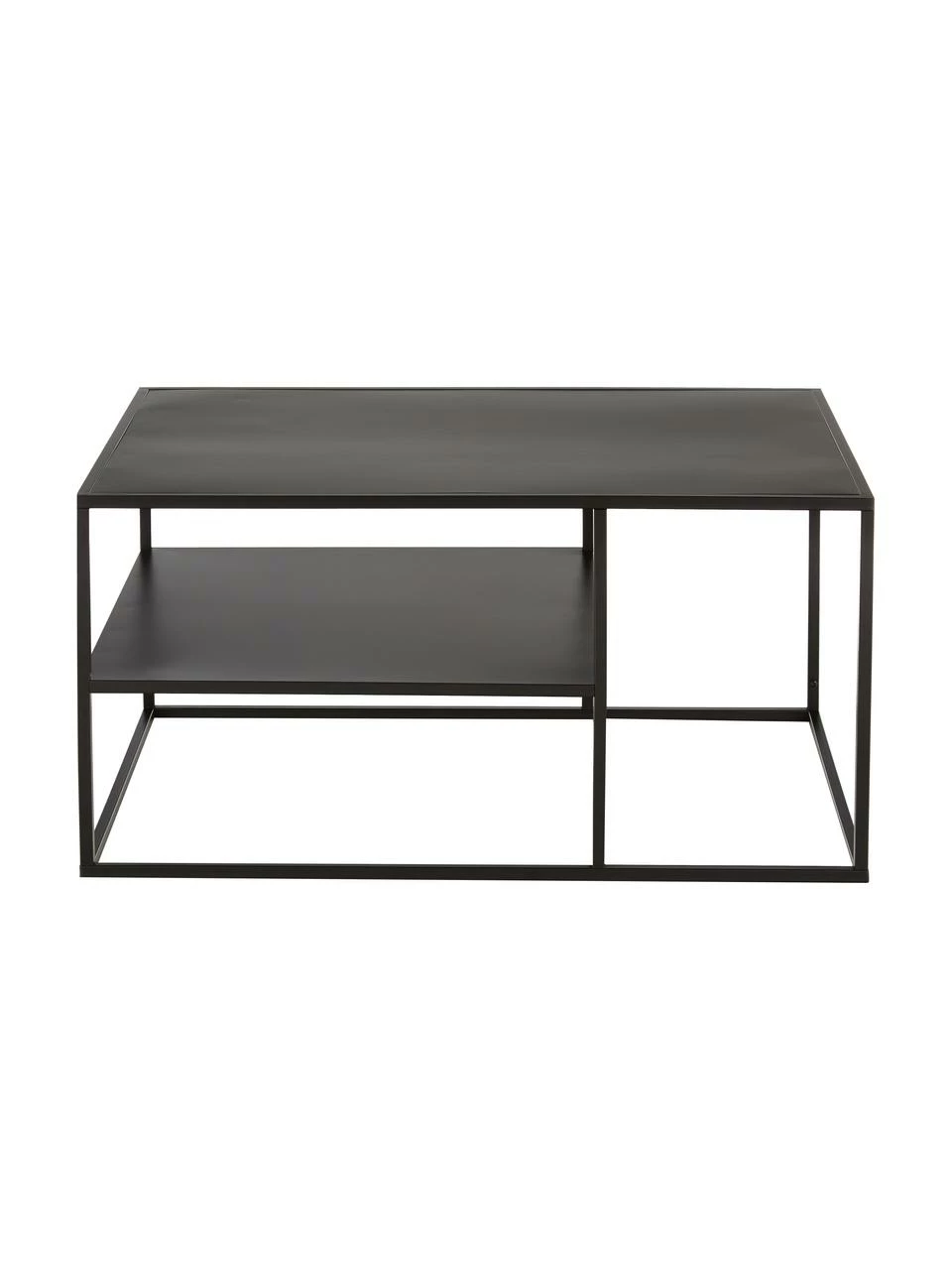 Westwing Collection Table basse industrielle en métal noir Neptun, larg. 90 x haut. 45 cm 4 Westwing Collection Table basse industrielle en métal noir Neptun, larg. 90 x haut. 45 cm – Image 4