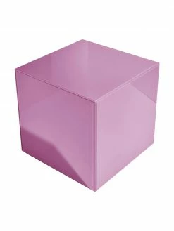 Table basse lilas Pop, surface réfléchissante, larg. 35 x haut. 35 cmSeulement 1 produit disponible