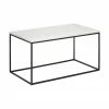 Westwing Collection Table basse marbre&nbsp;Alys, larg. 80 x haut. 40 cm