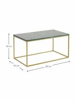Westwing Collection Table basse marbre Alys, larg. 80 x haut. 40 cm 9 Westwing Collection Table basse marbre Alys, larg. 80 x haut. 40 cm -furniture Soldes Table basse marbre Alys 21