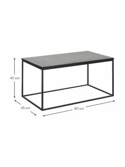 Westwing Collection Table basse marbre Alys, larg. 80 x haut. 40 cm 8 Westwing Collection Table basse marbre Alys, larg. 80 x haut. 40 cm -furniture Soldes Table basse marbre Alys 8