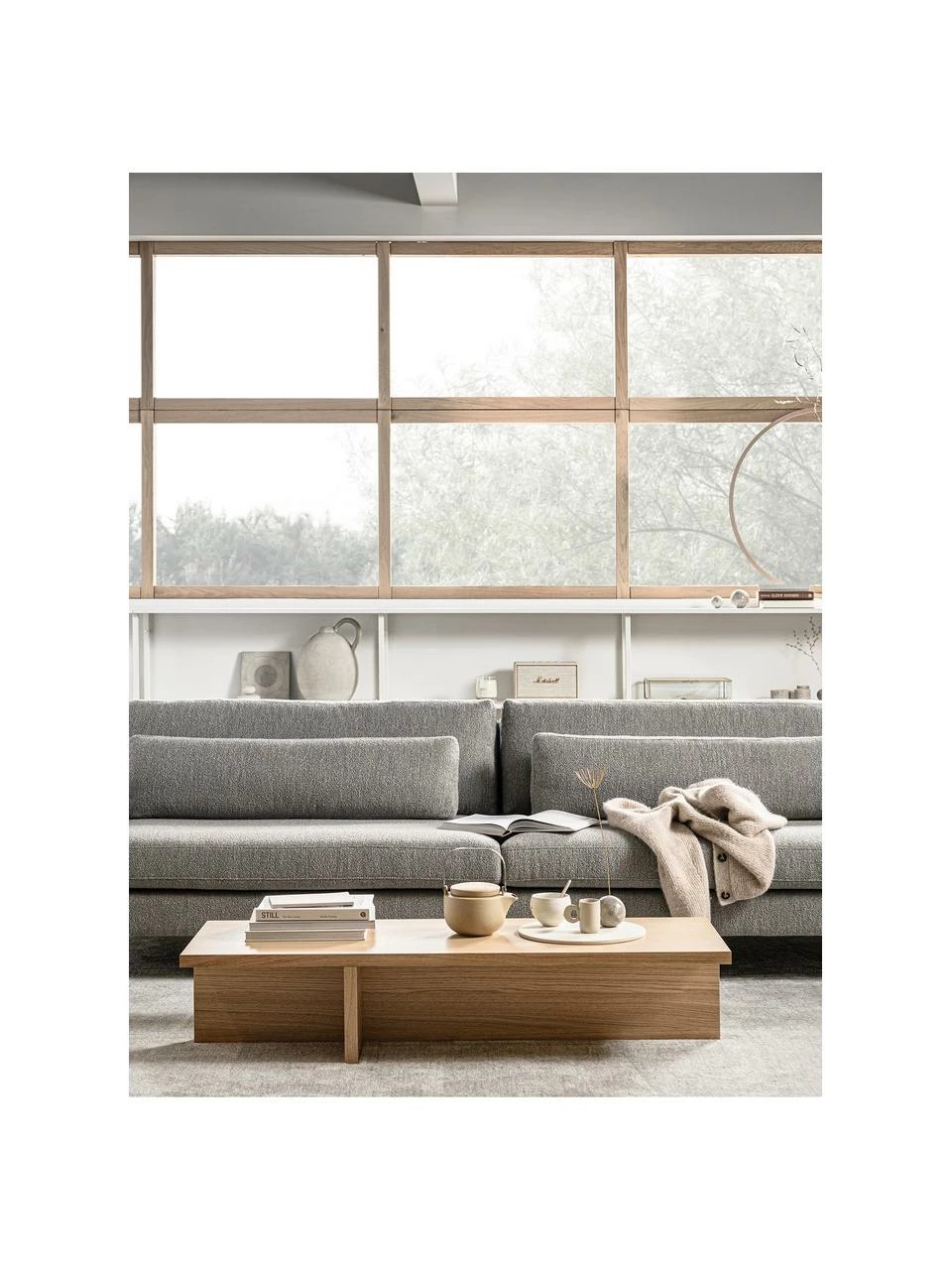 Vtwonen Table basse moderne Angle, larg. 135 x haut. 27 cm 2 Vtwonen Table basse moderne Angle, larg. 135 x haut. 27 cm – Image 2