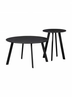 Table basse noire de jardin Fer, Ø 70 x haut. 40 cm 8 Table basse noire de jardin Fer, Ø 70 x haut. 40 cm -furniture Soldes Table basse noire de jardin Fer 3