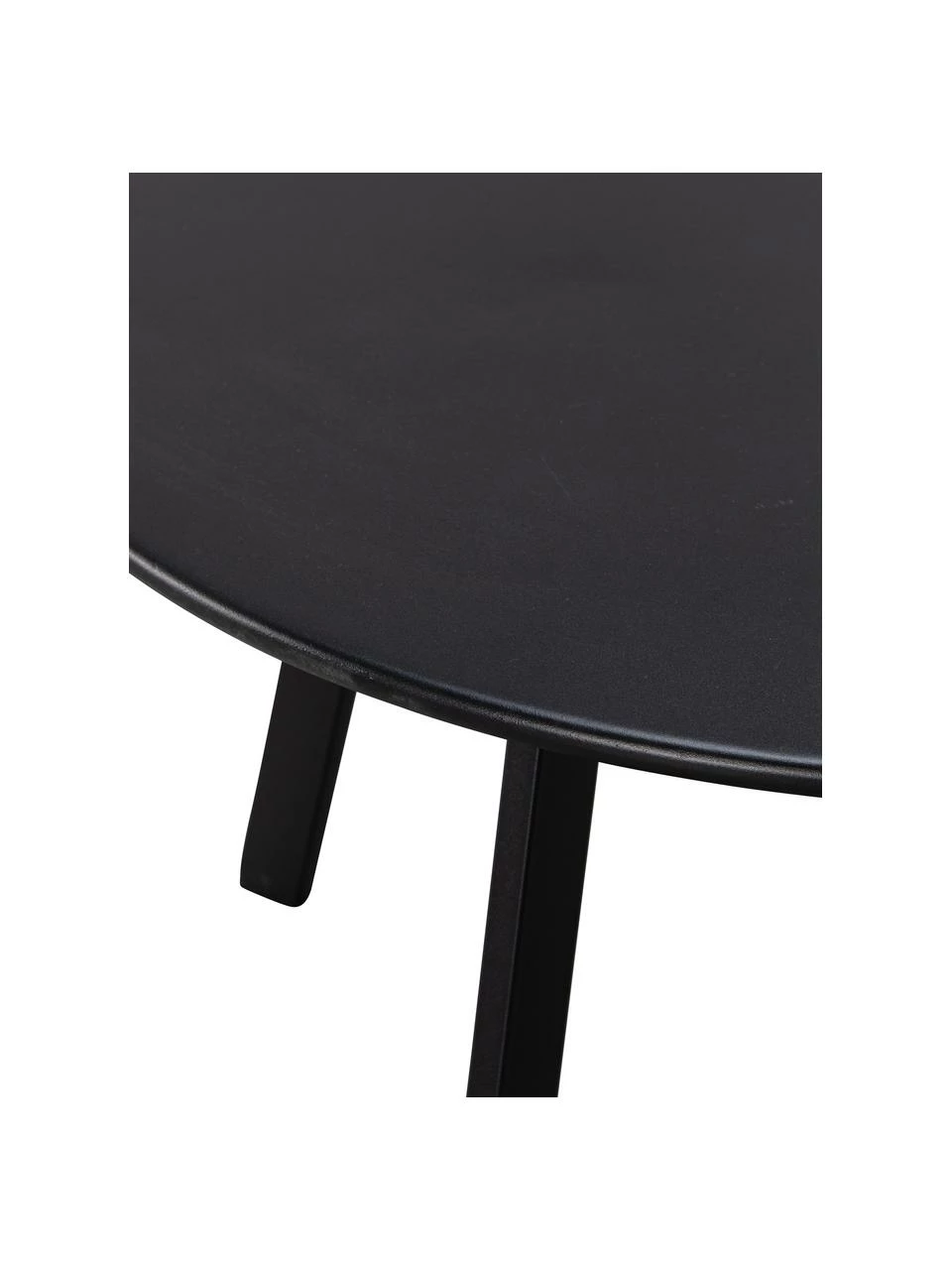Table basse noire de jardin Fer, Ø 70 x haut. 40 cm 5 Table basse noire de jardin Fer, Ø 70 x haut. 40 cm – Image 5